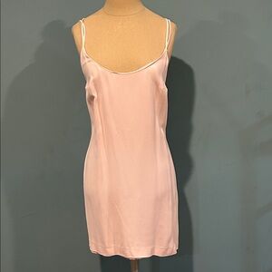 French Connection Pink Scoop Neck Open Back Mini Dress size 4